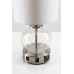 Compact Glass Globe Desk Lamp