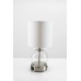 Compact Glass Globe Desk Lamp