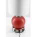 Compact Red Globe Desk Lamp