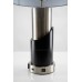 Modern Black and Brushed Nickel Table Lamp