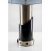 Modern Black and Brushed Nickel Table Lamp