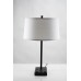 Matte Black Slanted Table Lamp Double Features