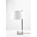 Brushed Nickel Slanted Table Lamp Single Features