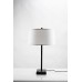 Matte Black Slanted Table Lamp Single Features