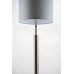 Modern Black and Brushed Nickel Floor Lamp