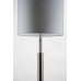 Modern Black and Brushed Nickel Floor Lamp