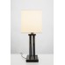 X Shaped Matte Black Table Lamp