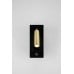 Matte Black and Gold Wall Lamp