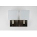 Satin Nickel Double Wall Lamp