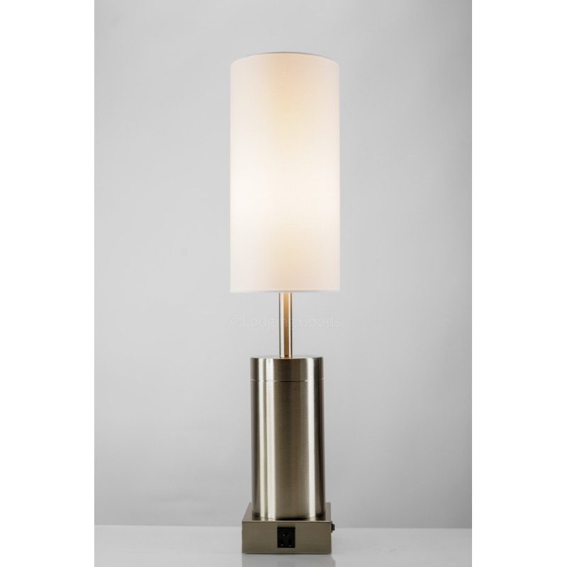 Satin Nickel Dresser Lamp