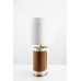 Table Lamps Plated Brushed Brass White