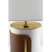 Table Lamps Plated Brushed Brass White