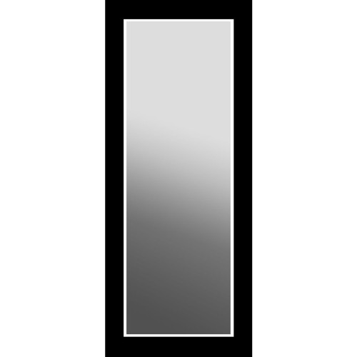 Full Length Mirror Flat Black Frame 24 x 60