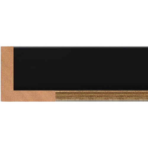 Gold w/Black Side wall 1/2 inch Width Contemporary