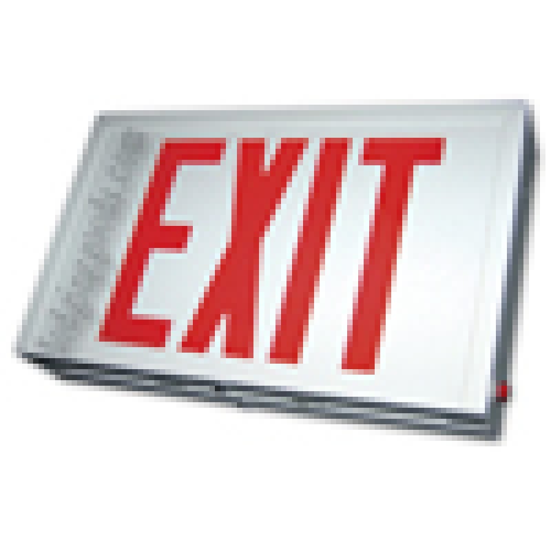 6 Inch Steel Exit Sign