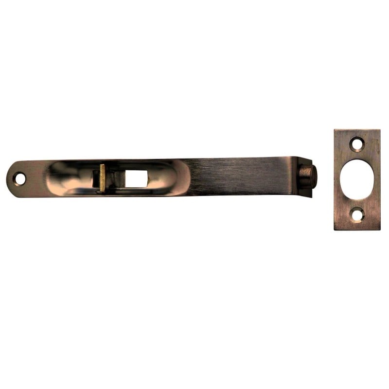 FLUSH BOLT, RADIUS END Radius End Oil Rubbed Bronze