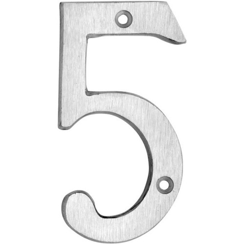 HOUSE NUMBERS, CLASSIC House Numbers -Brushed Aluminum-5