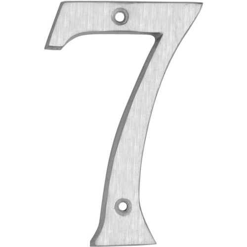 HOUSE NUMBERS, CLASSIC House Numbers - Brushed Aluminum-7