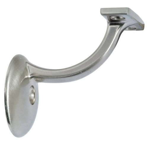 HANDRAIL BRACKET, HEAVY DUTY Handrail Bracket  Satin Nickel