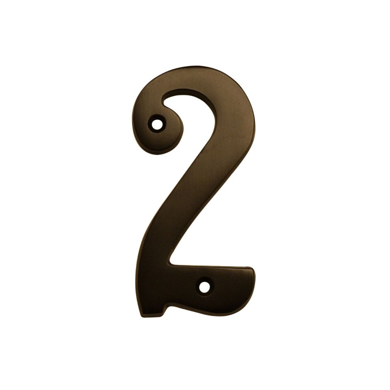 HOUSE NUMBERS, 4"ELEGANT House Numbers - Oil Rubbed Bronze-2