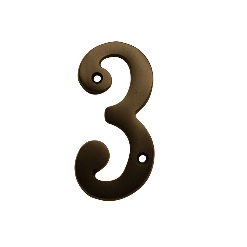 HOUSE NUMBERS, 4"ELEGANT House Numbers - Oil Rubbed Bronze-3