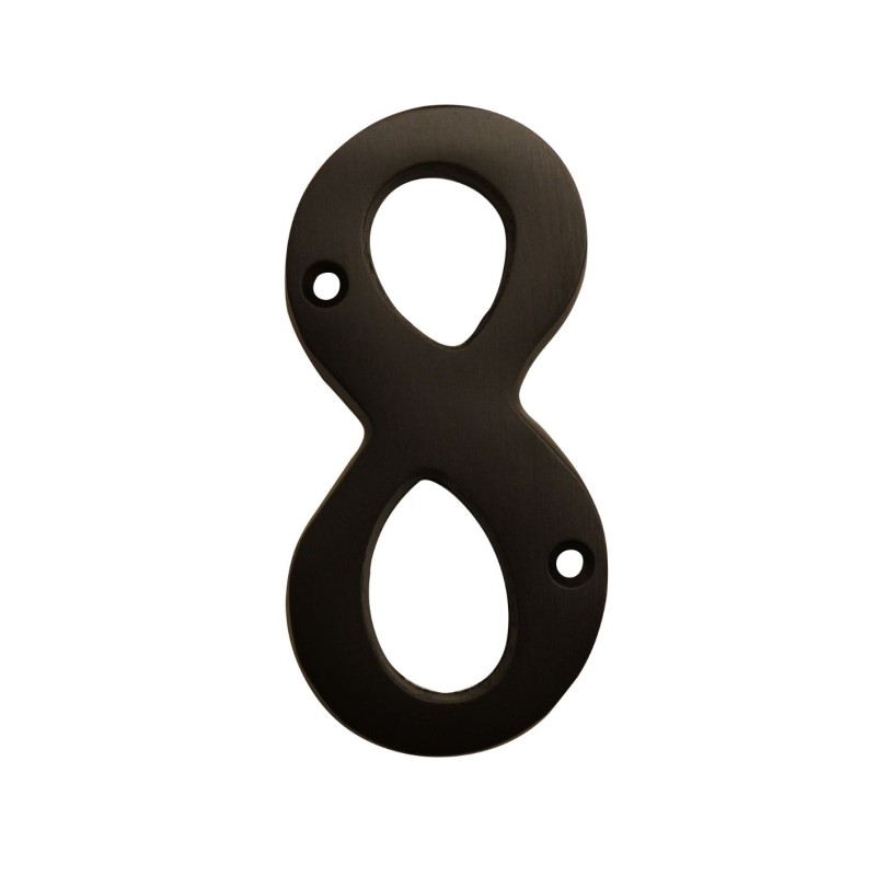 HOUSE NUMBERS, 4"ELEGANT House Numbers - Oil Rubbed Bronze-8