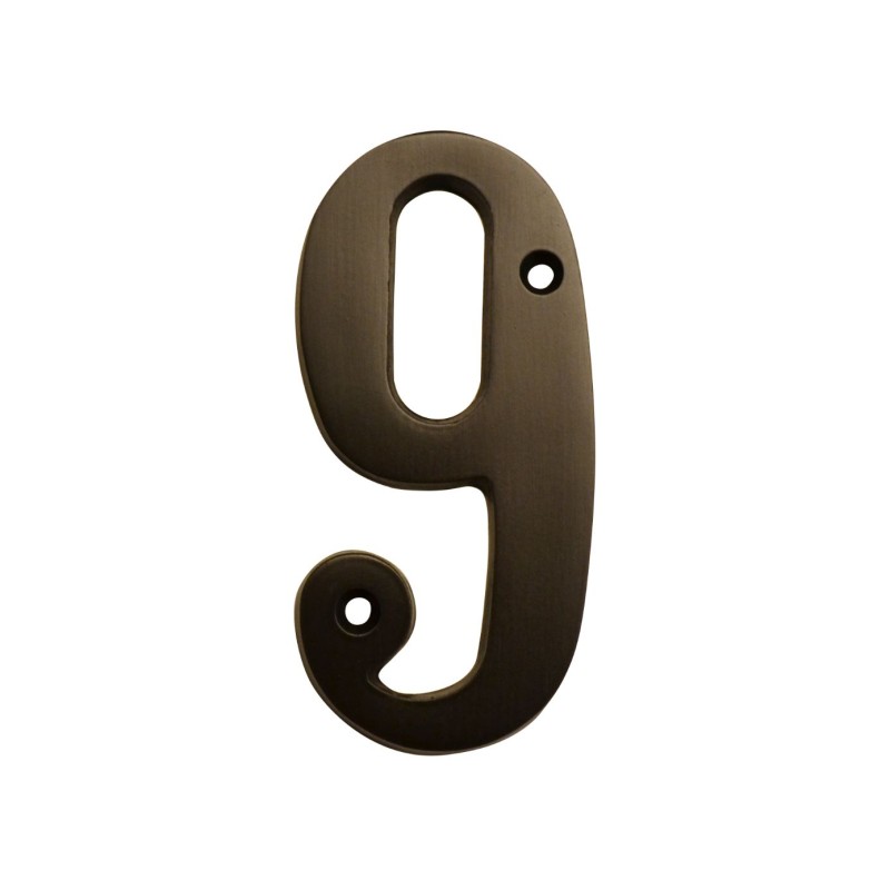 HOUSE NUMBERS, 4"ELEGANT House Numbers - Oil Rubbed Bronze-9