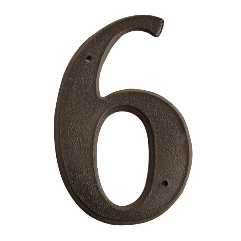 HOUSE NUMBERS, SCRIPT House Numbers -Black-6