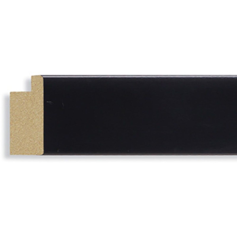 Black 1 1/4 Inch Width Contemporary