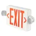 Red Combo LED Emergency Exit Sign-Battery Backup-Adjustable Light Heads | LS-ES007SR