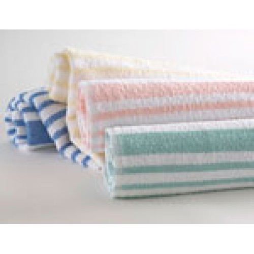 Tropical Stripe Pool Towels