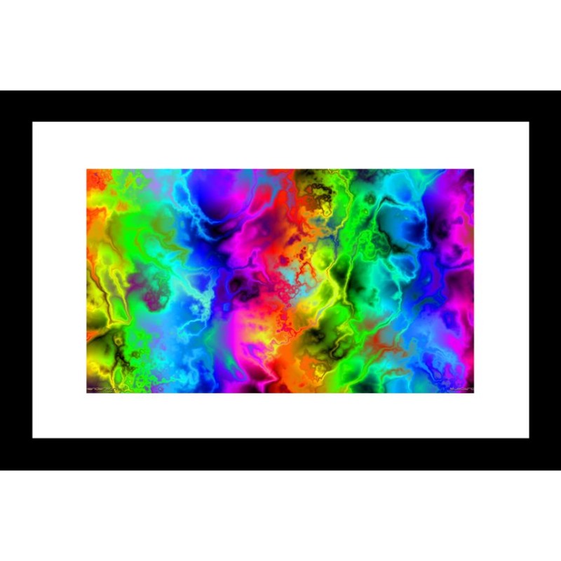 Abstract 24 x 36 Framed Available In Custom Sizes