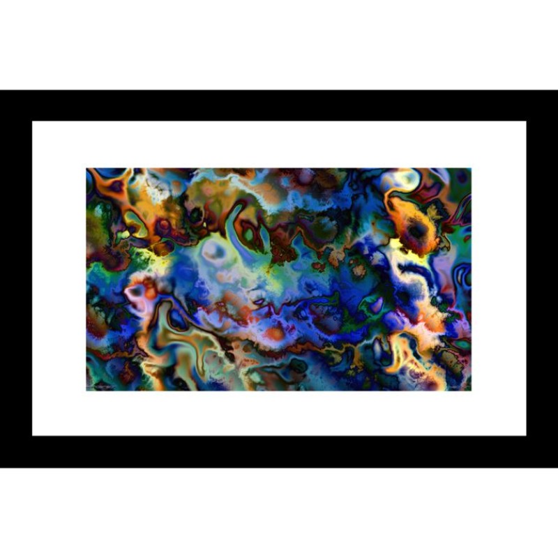 Abstract 24 x 36 Framed Available In Custom Sizes