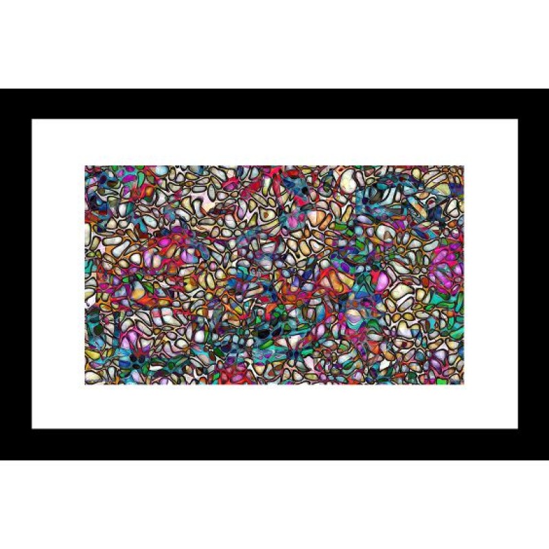 Abstract 24 x 36 Framed Available In Custom Sizes