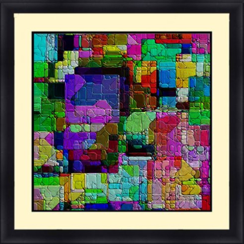 Abstract 24 x 36 Framed Available In Custom Sizes