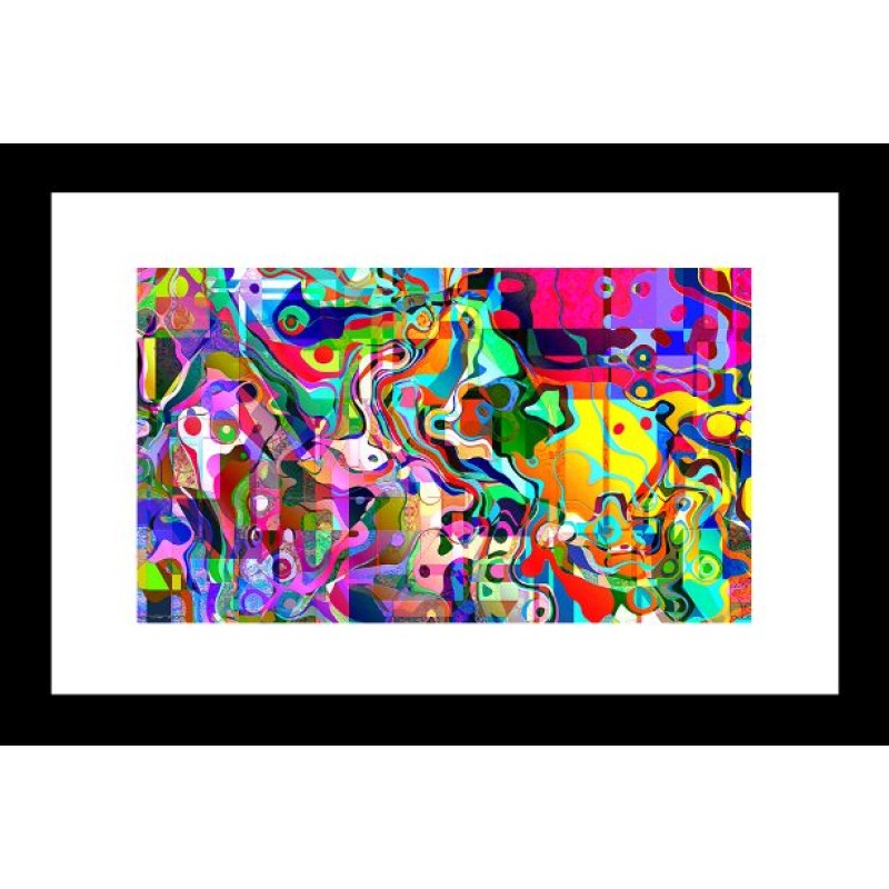 Abstract 24 x 36 Framed Available In Custom Sizes