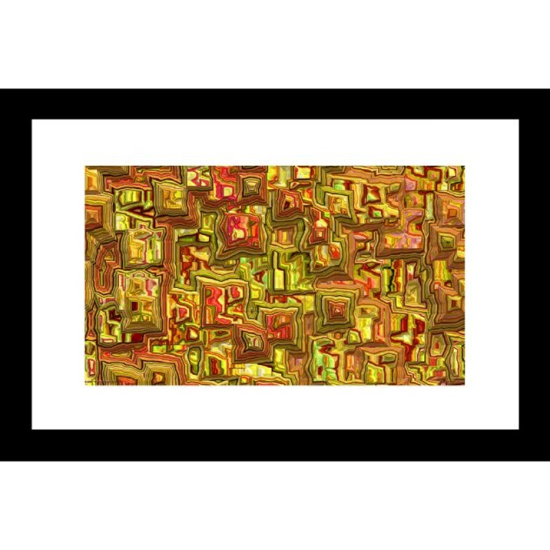 Abstract 24 x 36 Framed Available In Custom Sizes