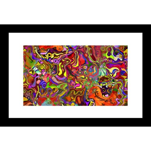 Abstract 24 x 36 Framed Available In Custom Sizes