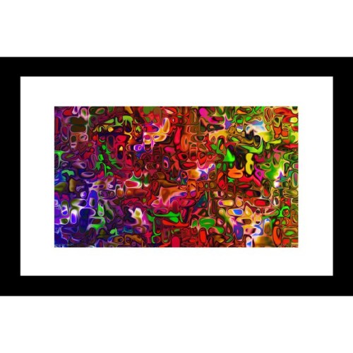 Abstract 24 x 36 Framed Available In Custom Sizes