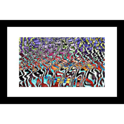 Abstract 24 x 36 Framed Available In Custom Sizes