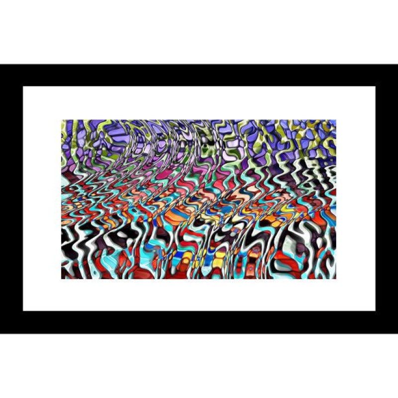 Abstract 24 x 36 Framed Available In Custom Sizes