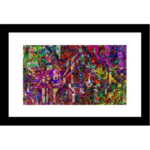 Abstract 24 x 36 Framed Available In Custom Sizes