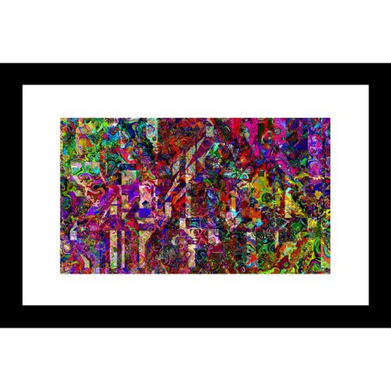 Abstract 24 x 36 Framed Available In Custom Sizes