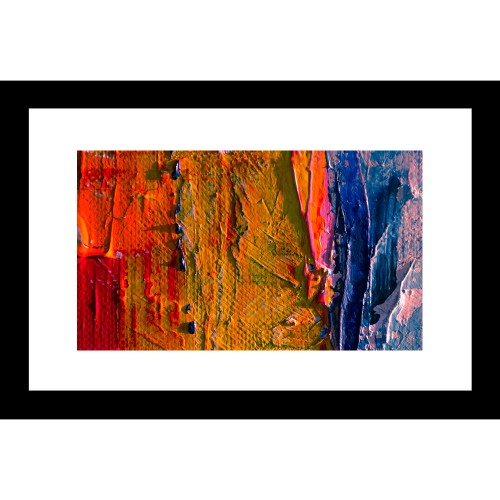 Abstract 24 X 36 Framed Available In Custom Sizes