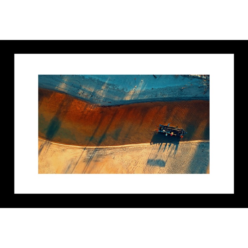 Abstract 24 X 36 Framed Available In Custom Sizes