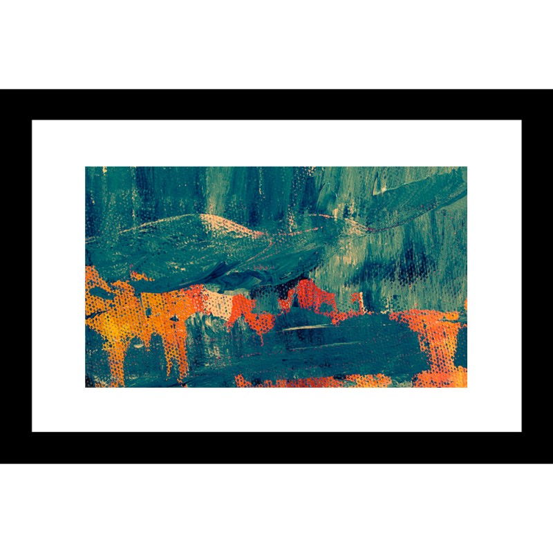 Abstract 24 X 36 Framed Available In Custom Sizes