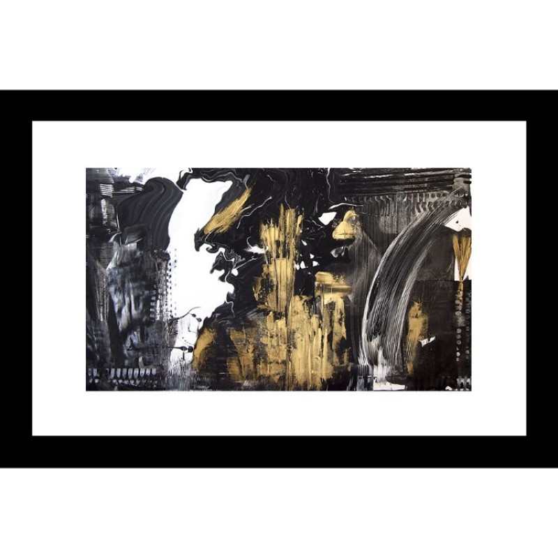 Abstract 24 X 36 Framed Available In Custom Sizes