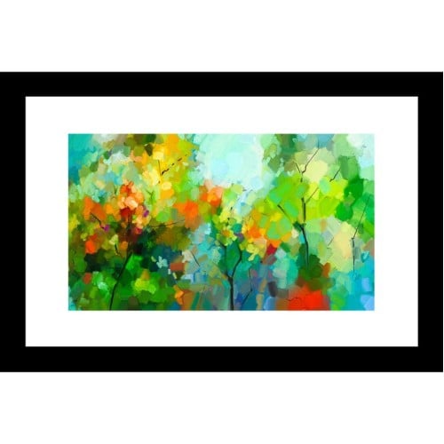 Abstract 24 X 36 Framed Available In Custom Sizes