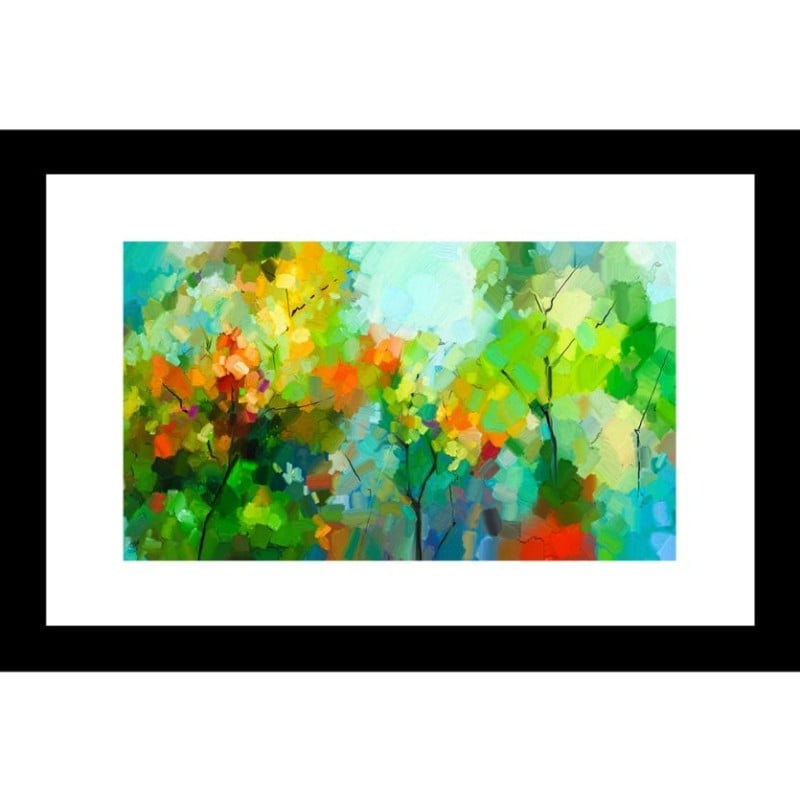 Abstract 24 X 36 Framed Available In Custom Sizes