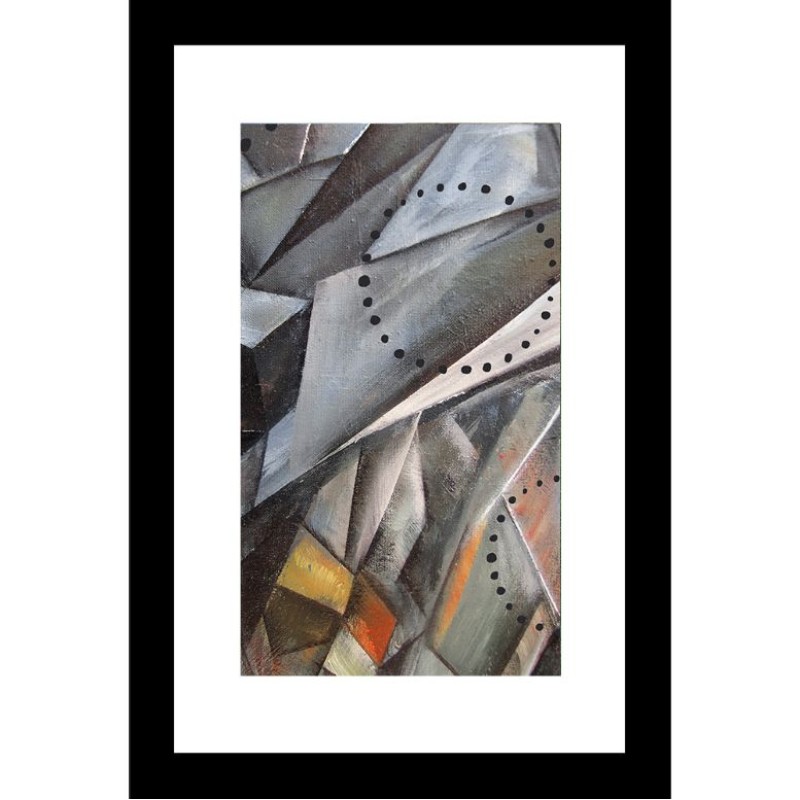 Abstract 24 X 36 Framed Available In Custom Sizes